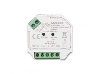 MCLED Přijímač do krabičky k RF ovladači pro stmívání svítidel 100-240V AC DIM IP20