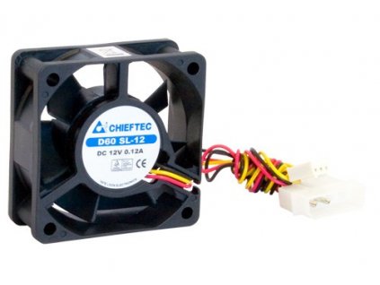 CHIEFTEC větrák AF-0625S, 60x60x25 mm Sleeve Fan, with 3/4pin connector