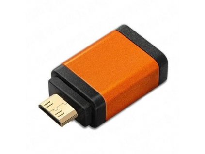 Redukce HDMI Typ A samice - mini HDMI Typ C samec oranžová