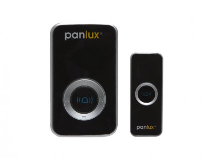 PANLUX Zvonek DELUXE 32 melodií 230V IP44 černá