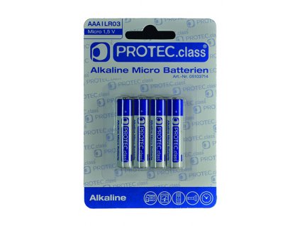 PROTEC Baterie mikrotužková alkalická LR03 1,5V