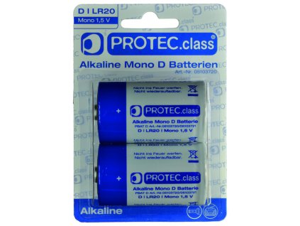 PROTEC Baterie velký mono alkalická LR20