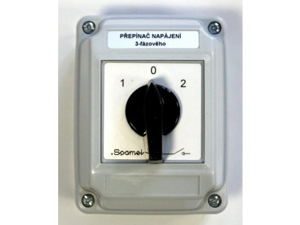 SPAMEL Spínač LK 16R/3.8368 16A L-0-P OB2 IP65