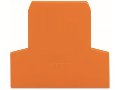 WAGO Víčko 281-309 řadové svorky (koncová bočnice a separátor) oranžová