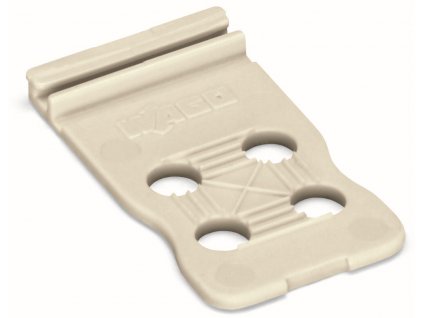 WAGO Podložka 734-128 pro odlehčení tahu pro pružinové svorkovnice a konektory s pájecími piny šířka 12,5 mm, šedá