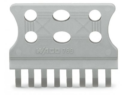 WAGO Podložka 769-414 pro odlehčení tahu pro pružinové svorkovnice a konektory s pájecími piny jednodílná, šedá