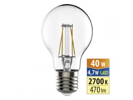 MCLED Žárovka LED 4,7W-40 E27 2700K 320°