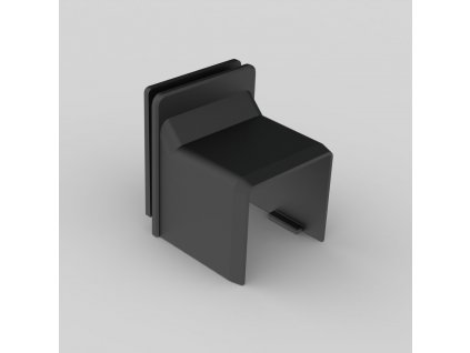 KOPOS Kryt 8629_FB průchodkový Lhd 20X20 černá