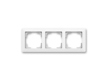 ABB ZONI Rámeček 3901T-A00030 240 trojnásobný, pro vodorovnou i svislou montáž, matná bílá
