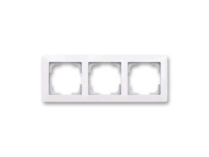 ABB ZONI Rámeček 3901T-A00030 500 trojnásobný, pro vodorovnou i svislou montáž, bílá