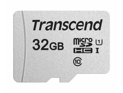 TRANSCEND MicroSDHC karta 32GB 300S, UHS-I U1, bez adaptéru