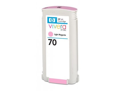 HP 70 Light Magenta DJ Ink Cart, 130 ml, C9455A