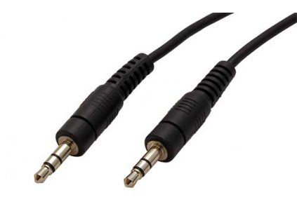 Kabel propojovací audio Jack 3,5(M) - Jack 3,5(M), 1m