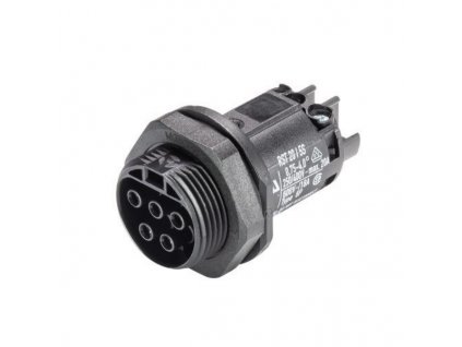 WIELAND Zásuvka 96.051.5053.1 vestavná 5pól M25 černá