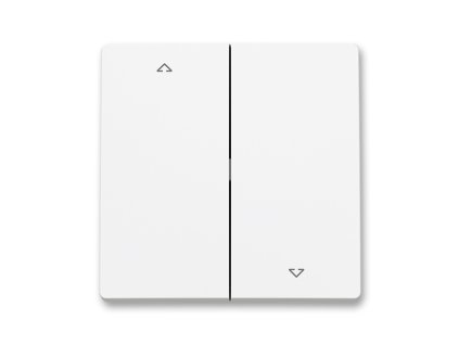 ABB ZONI Ovladač 3559T-A00662 240 spínače žaluziového dělený, s potiskem, matná bílá