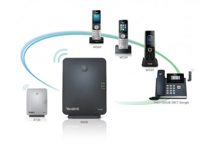 Yealink RT30 DECT repeater (W52P/W56P/W60B/W70B)