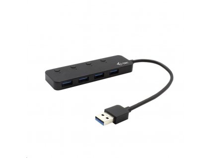 i-tec USB 3.0 nabíjecí HUB 4port s individuálními vypínači