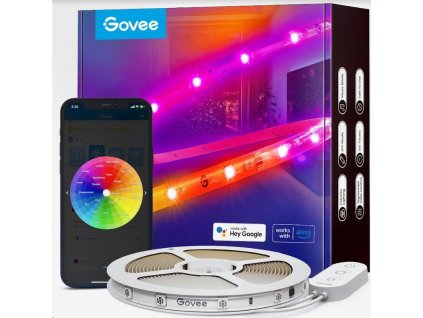 Govee WiFi RGBIC Smart PRO LED pásek 5m - extra odolný