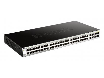 D-Link DGS-1210-48 Smart switch, 48x GbE, 4x RJ45/SFP, fanless