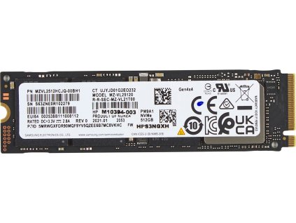 HP 512GB PCIe-4x4 NVMe M.2 Solid State Drive