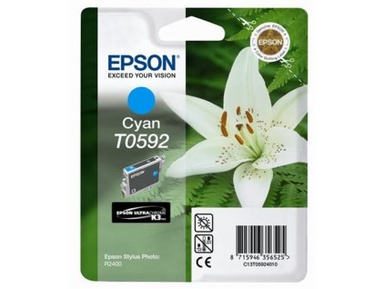 Inkoust Epson T0592 azurový