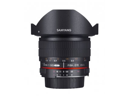 Objektiv Samyang MF 8mm F/3.5 Fisheye II APS-C pro Canon EF