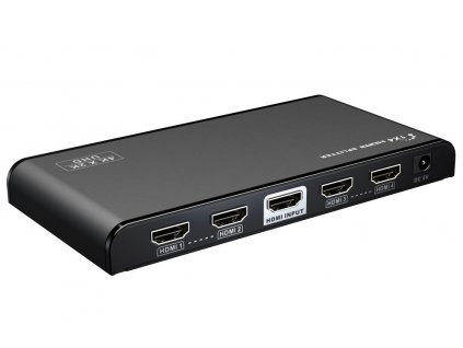 Adaptér (Splitter) HDMI 2.0 1-4 port , 4K x 2K/60Hz, FULL HD, 3D, černý