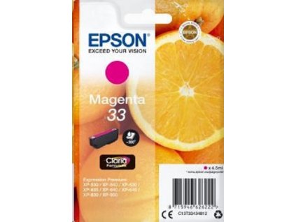 Inkoust Epson Singlepack Magenta 33 Claria Premium Ink