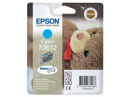 Inkoust Epson T0612 azurový