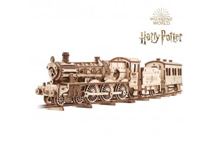 Puzzle Ugears 3D dřevěné mechanické Harry Potter Bradavický expres