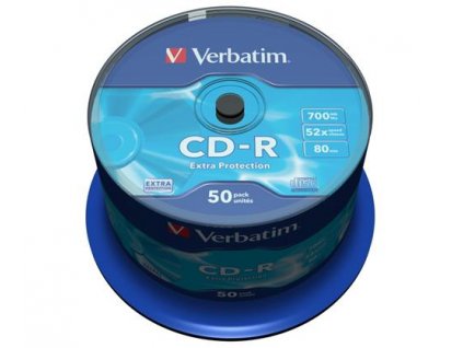 Médium Verbatim CD-R 700MB 80min 52x Extra Protection 50-cake