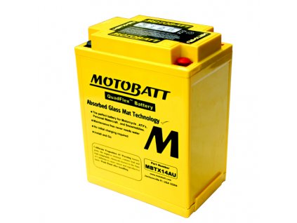 Baterie Motobatt MBTX14AU 16,5Ah, 12V, 4 vývody