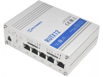 Teltonika Dual LTE Cat 6 Industrial Cellular Router - RUTX12