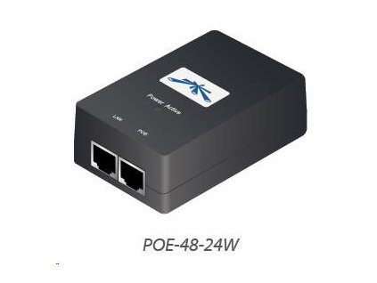 UBNT POE-48-24W [PoE adaptér 48V/0,5A (24W), vč. napájecího kabelu]
