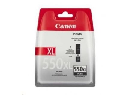 Canon CARTRIDGE PGI-550XL BK černá TWIN-PACK pro iP7250, iP8750, iX6850, MX925, MX725, MG5450, MG5550,MG5655 (1000 str.)