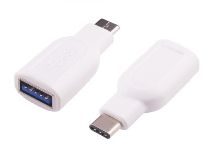 Redukce USB 3.1 konektor C/male - USB 3.0 konektor A/female šedý