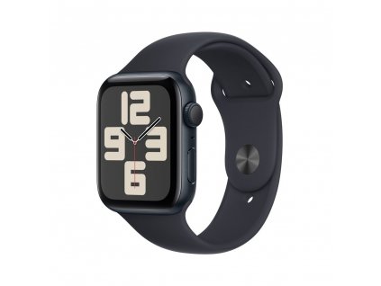 Apple Watch SE GPS 44mm Midnight Aluminium Case with Midnight Sport Band-S/M