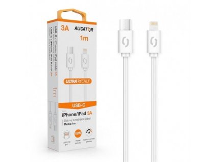 ALI DK 3A, USB-C/lightning, bílý DATKP34