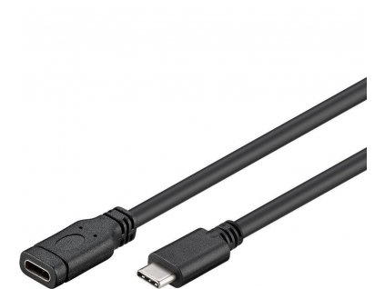 Kabel USB- C prodlužovací (USB 3.1 generation 1), C/M - C/F, 1m