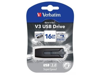 VERBATIM Store 'n' Go V3 16GB USB 3.0 černá