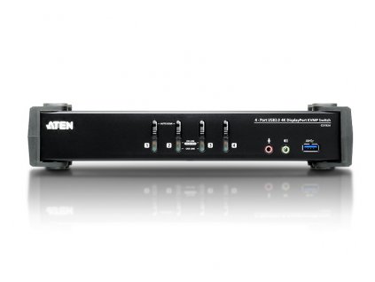 ATEN KVM switch CS-1924, 4-Port USB 3.0 4K DisplayPort (4K,USB 3.1 Gen 1)