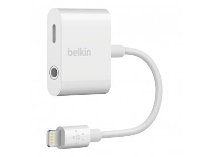 Belkin Lightning adaptér/rozdvojka 1x Lightning M/ 1x Lightning F + 1x 3,5mm jack