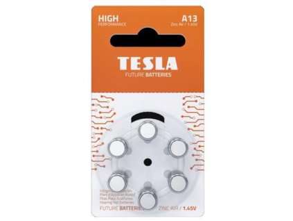 TESLA BATTERIES A13 G HEARING AID (PR48 /BLISTER), 6ks