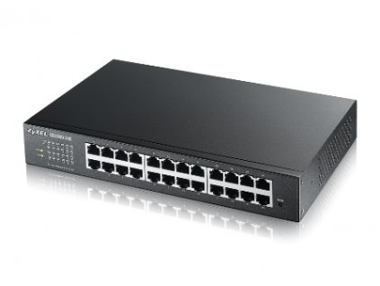 Zyxel GS1900-24Ev3, 24-port Desktop Gigabit Web Smart switch: 24x Gigabit metal, IPv6, 802.3az (Green)