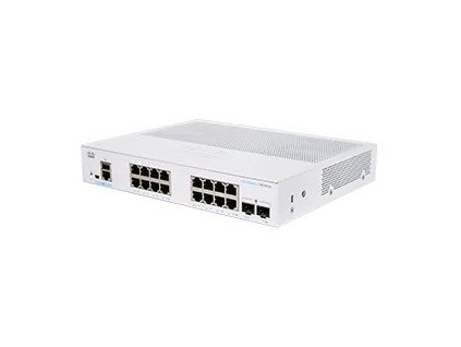 Cisco switch CBS350-16T-2G-EU (16xGbE,2xSFP,fanless)