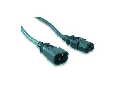 Kabel síťový, prodlužovací, 1,8m VDE 220/230V
