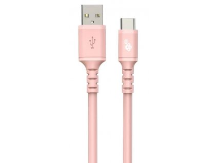 TB Touch USB-A - USB-C, růžový 1m