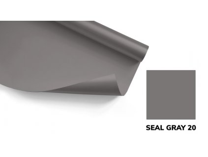 Fotopozadí FOMEI 2,72x11m SEAL GREY neutrální šedá, papírová role