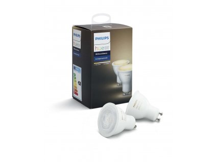 PHILIPS Hue White Ambiance, 2x žárovka 5,5W GU10 DIM