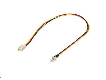 PREMIUMCORD Prodlužovací kabel k ventilátoru 3pin samec - 3pin samice , 30cm